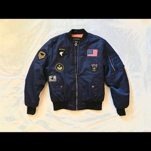 Military bomber jacket